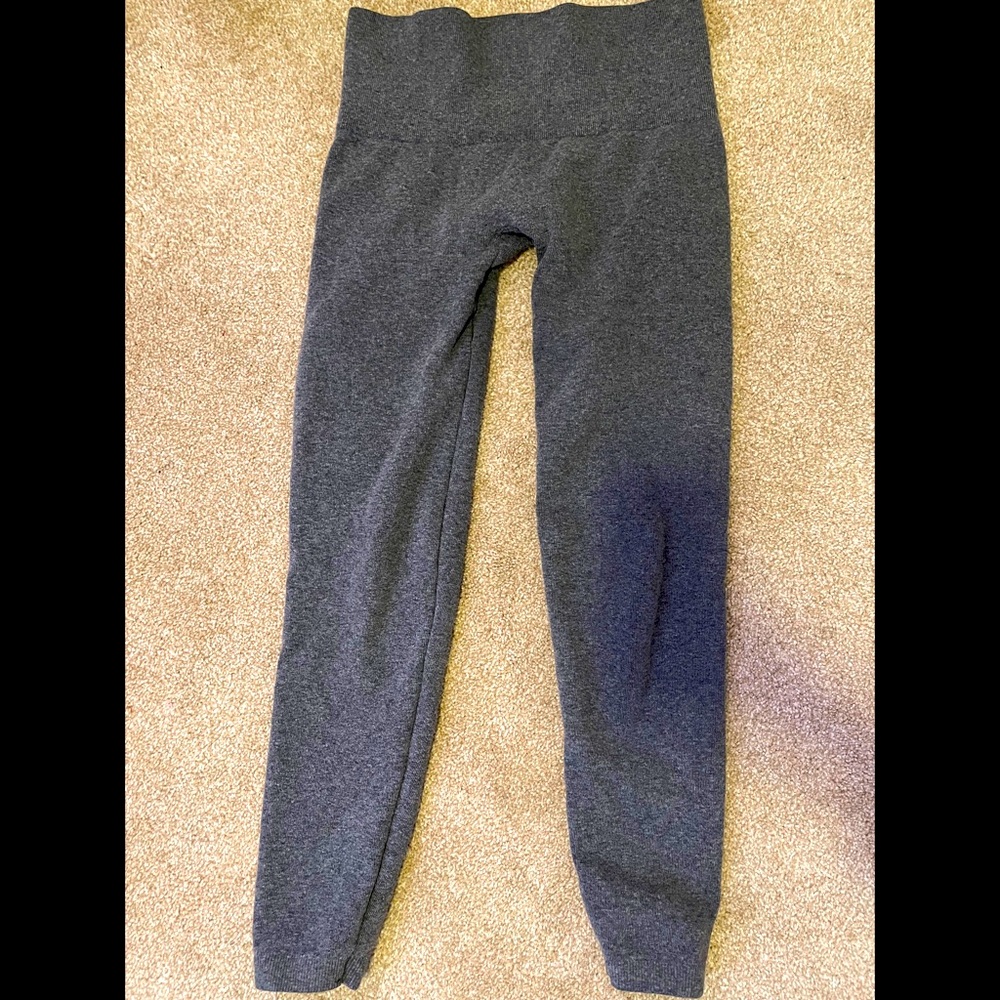 Gray leggings
